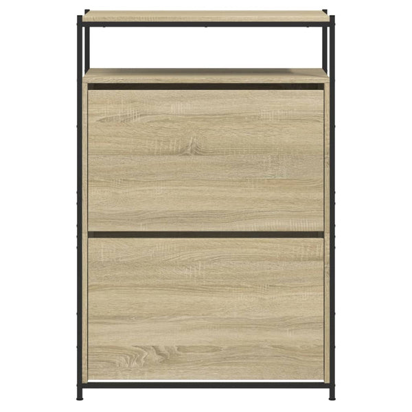 Schuhschrank Sonoma Eiche 75x34x112 cm
