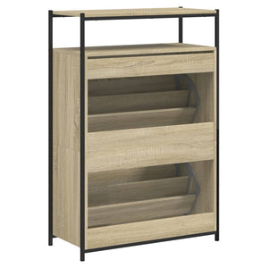 Schuhschrank Sonoma Eiche 75x34x112 cm