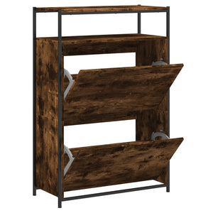Schuhschrank Räuchereiche 75 cm