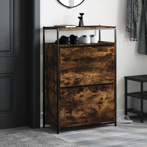 Schuhschrank Räuchereiche 75 cm
