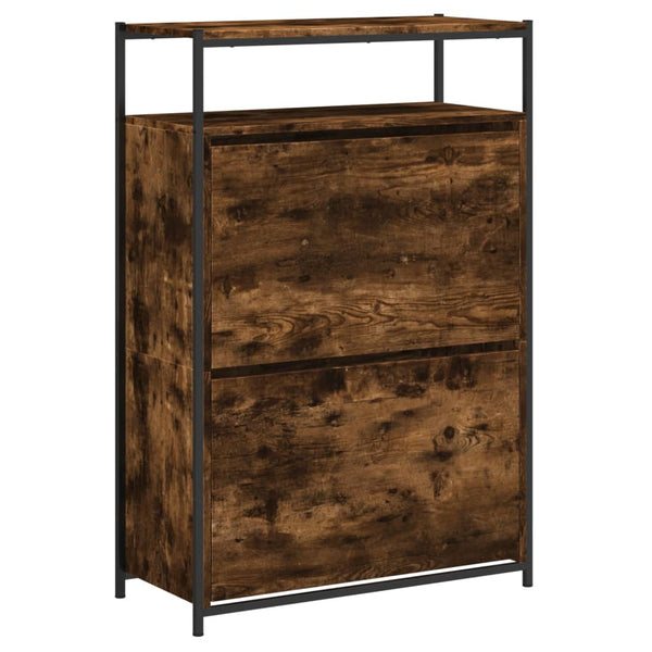Schuhschrank Räuchereiche 75 cm
