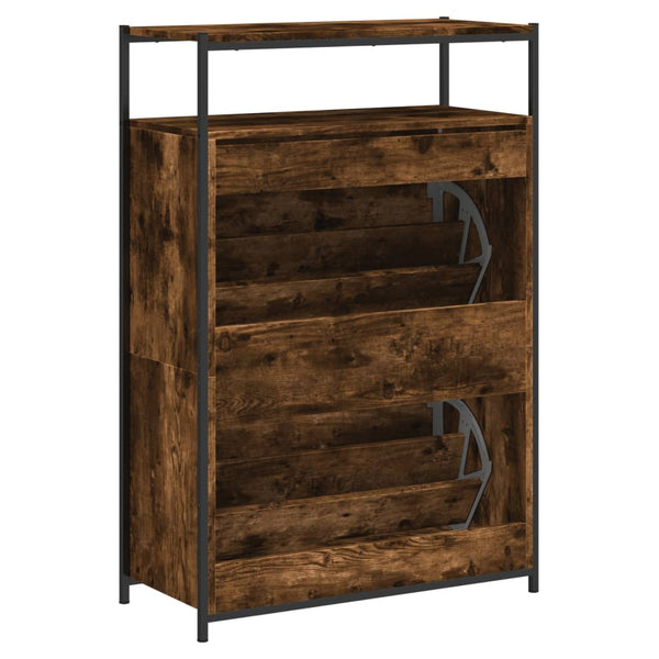 Schuhschrank Räuchereiche 75 cm