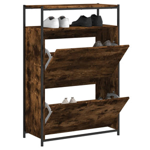Schuhschrank Räuchereiche 75 cm