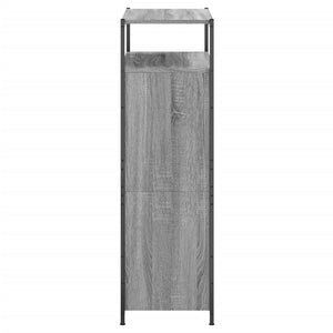 Schuhschrank Grau Sonoma 75x34x112 cm