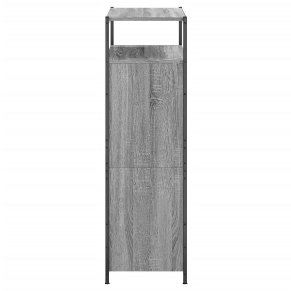 Schuhschrank Grau Sonoma 75x34x112 cm