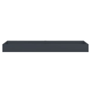 Waschbecken 120x46x11 cm Mineralguss/Marmorguss Anthrazit