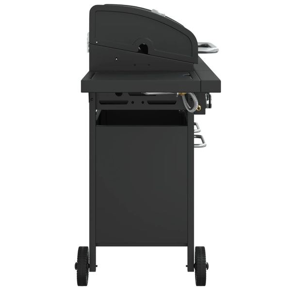 Gasgrill mit 5 Flammen, Schwarz