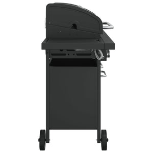 Gasgrill mit 7 Flammen, Schwarz