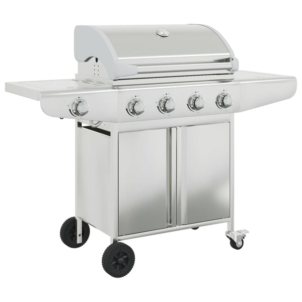 Edelstahl Gasgrill mit 5 Flammen