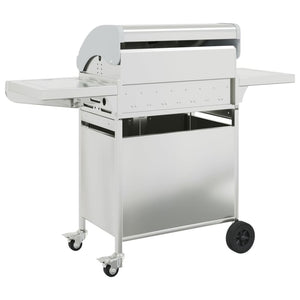 Edelstahl Gasgrill mit 5 Flammen