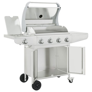 Edelstahl Gasgrill mit 5 Flammen