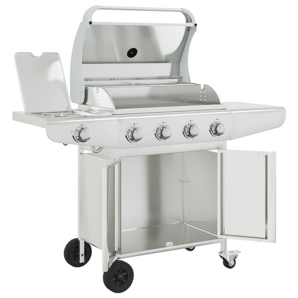 Edelstahl Gasgrill mit 5 Flammen