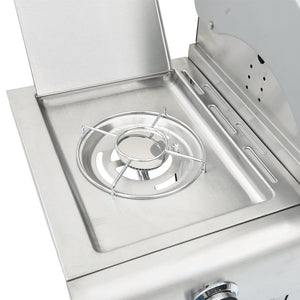 Edelstahl Gasgrill mit 5 Flammen