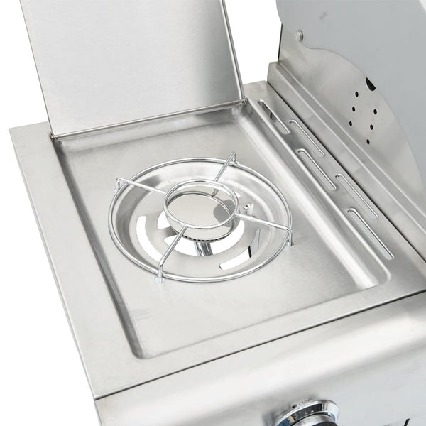 Edelstahl Gasgrill mit 5 Flammen