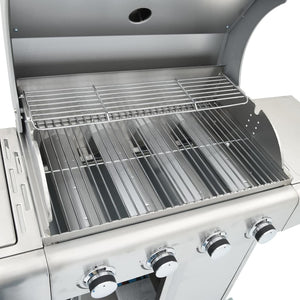 Edelstahl Gasgrill mit 5 Flammen