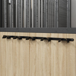 Trensenhalter für 5 Trensen Schwarz Eisen
