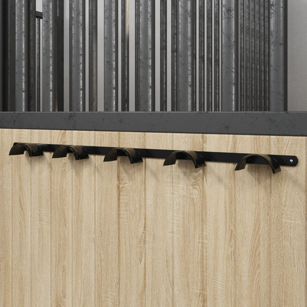 Trensenhalter für 5 Trensen Schwarz Eisen