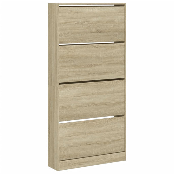 Schuhschrank Sonoma Eiche, 4 Klappen