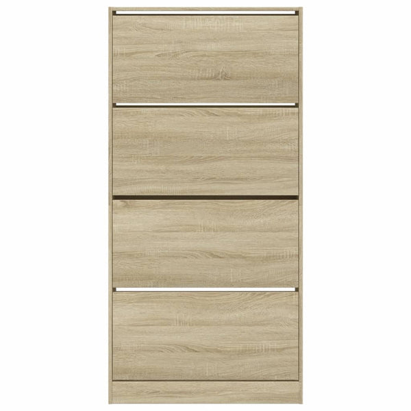 Schuhschrank Sonoma Eiche, 4 Klappen
