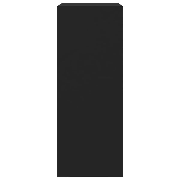 Schuhschrank Schwarz mit 2 Klappen
