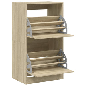 Schuhschrank Sonoma Eiche, 2 Klappen