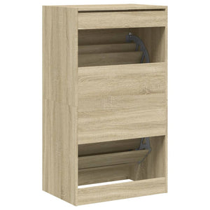 Schuhschrank Sonoma Eiche, 2 Klappen