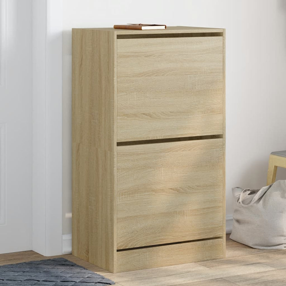 Schuhschrank Sonoma Eiche, 2 Klappen