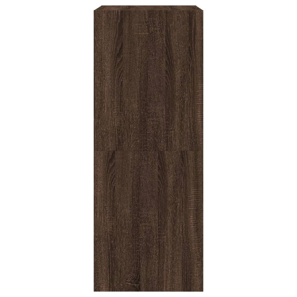 Schuhschrank Braun Eiche-Optik, 2 Klappen