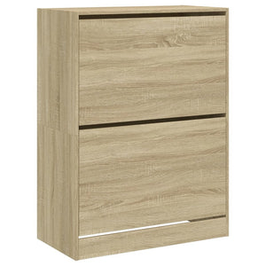 Schuhschrank Sonoma-Eiche, 80 cm