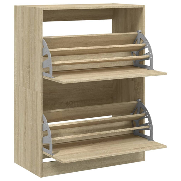 Schuhschrank Sonoma-Eiche, 80 cm