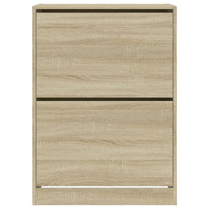 Schuhschrank Sonoma-Eiche, 80 cm