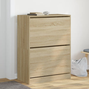 Schuhschrank Sonoma-Eiche, 80 cm