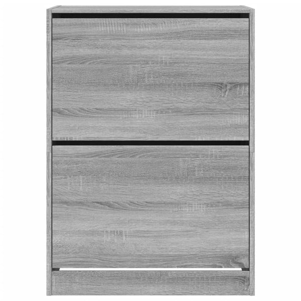 Schuhschrank Grau Sonoma 80x42x108 cm