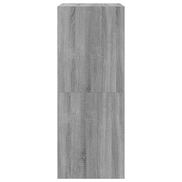 Schuhschrank Grau Sonoma 80x42x108 cm