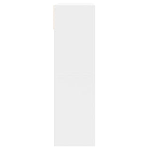 Schuhschrank Weiß mit 2 Klappen 80x116cm