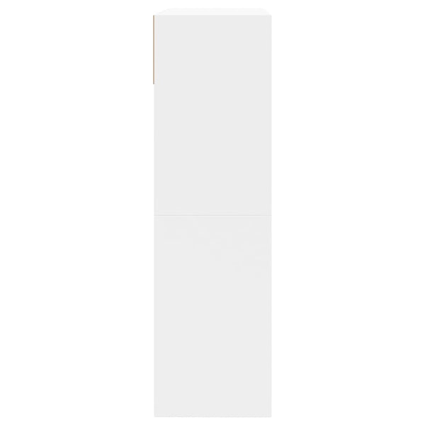 Schuhschrank Weiß mit 2 Klappen 80x116cm
