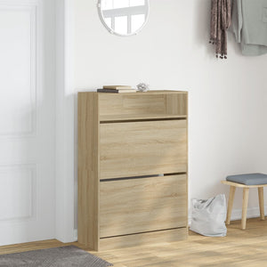 Schuhschrank Sonoma-Eiche mit 2 Klappen