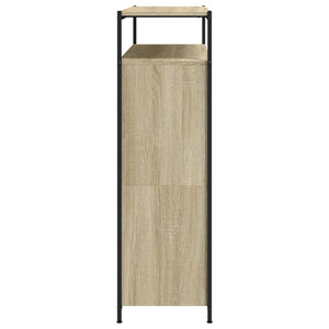 Schuhschrank Sonoma-Eiche mit 4 Klappen