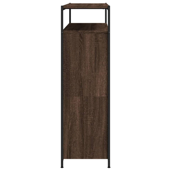 Schuhschrank Braun Eiche Optik, 4 Klappen