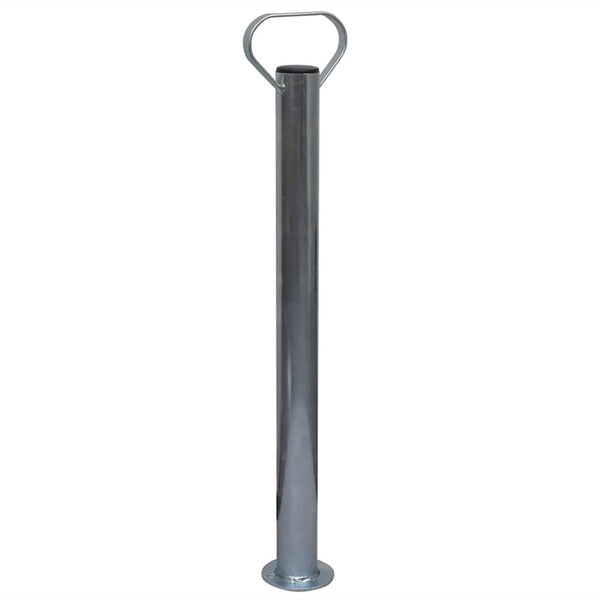 vidaXL Roue jockey 60 mm avec 2 barres de support et 2 colliers de serrage