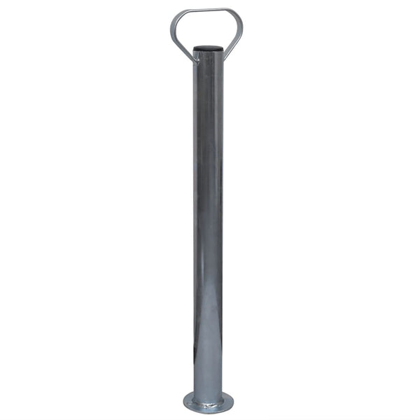 vidaXL Roue jockey 48 mm avec 2 tubes de support et 3 brides de fixation