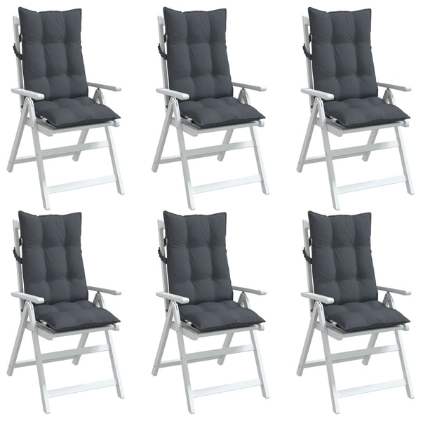 Hochlehner Auflagen 6er Set Anthrazit
