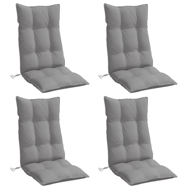 Hochlehner Auflagen 4er Set Grau