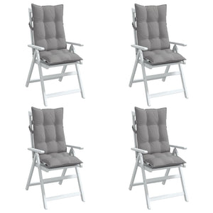 Hochlehner Auflagen 4er Set Grau