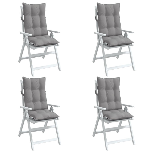 Hochlehner Auflagen 4er Set Grau