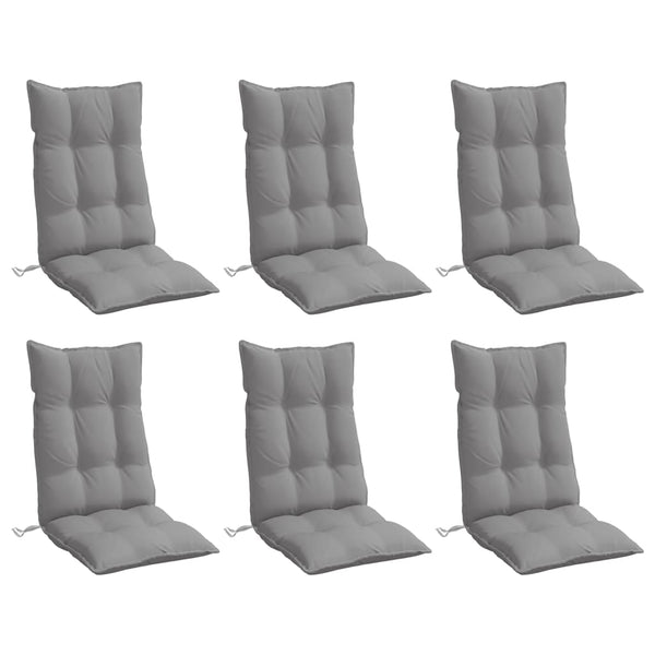 Hochlehner Auflagen 6er-Set Grau Oxford