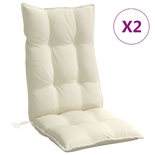 Hochlehner Auflagen 2er Set Creme Oxford