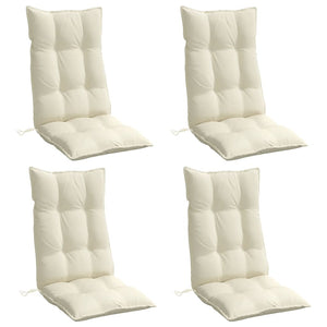 Hochlehner Auflagen 4er-Set Creme Oxford
