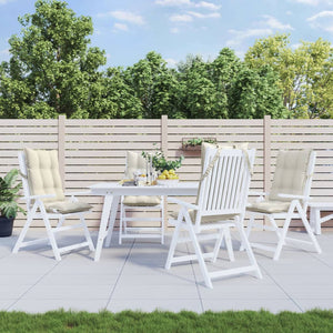 Hochlehner Auflagen 4er-Set Creme Oxford