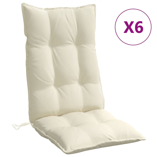 Hochlehner Auflagen 6er Set Creme